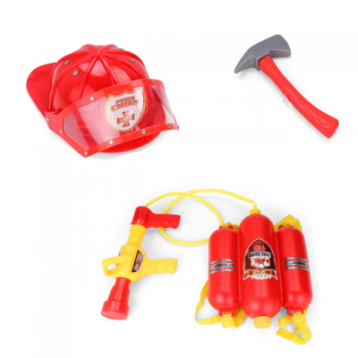 Costume Cosplay Pretend Toy Firefighter Toys Play Set Fire Rescue Tools Toy