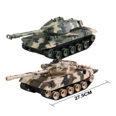 RC Fighting Battle Tanks Set of 2 pcs Remote Control Battling Tank Toys for Kids