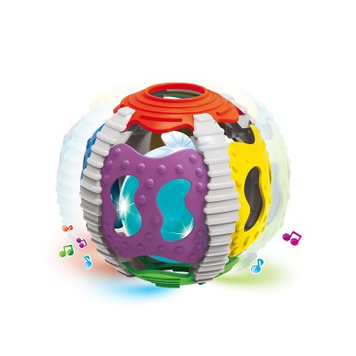 Baby Sport Ball Light Soft Rubber Ball whit music for baby toy