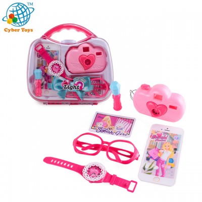 Girl fashion make up set beauty play jewelry accessories set toy