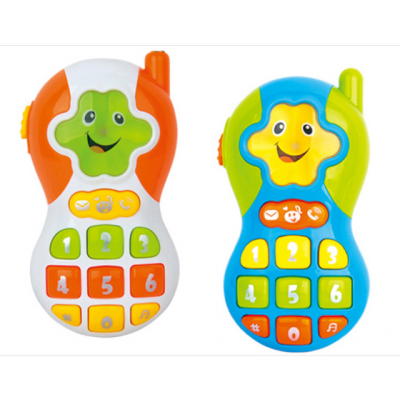 2020 funny plastic baby music phone toys with light