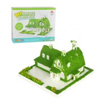 Education DIY forest cottage building kits STEM toys for children Christmas gift